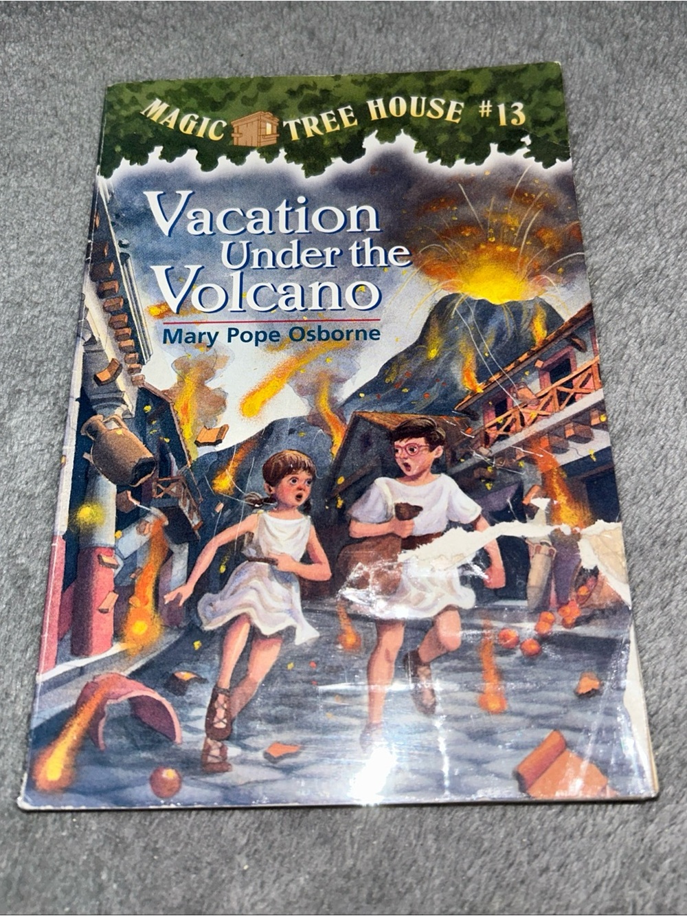 Magic Tree House, Vacation Under The Volcano #13 By Mary Pope Osborne, PB, 1999